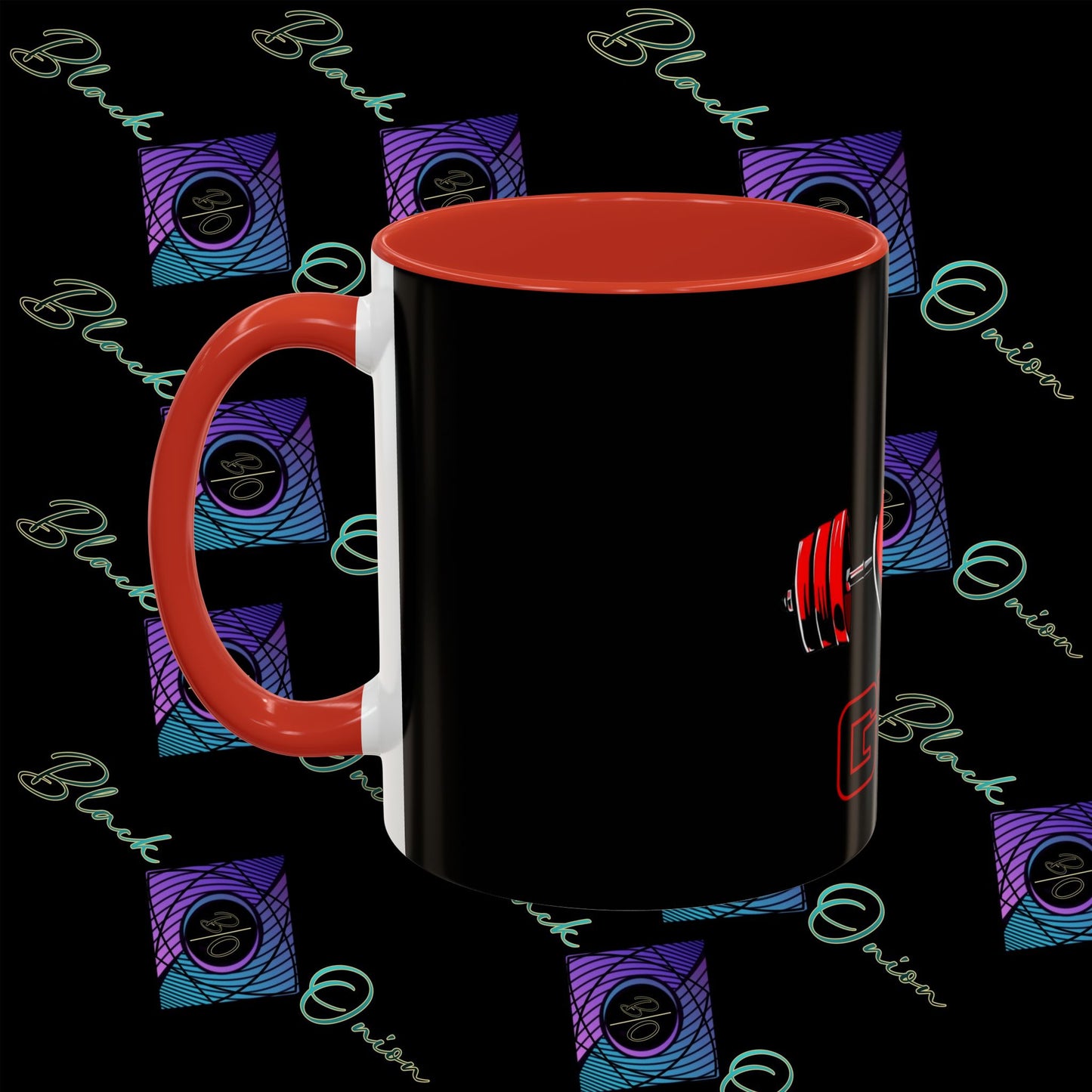 BlackOnion Coffee Mug Serial 2 with Workout Motif ‘I Love Gym ’🫵🔥💪