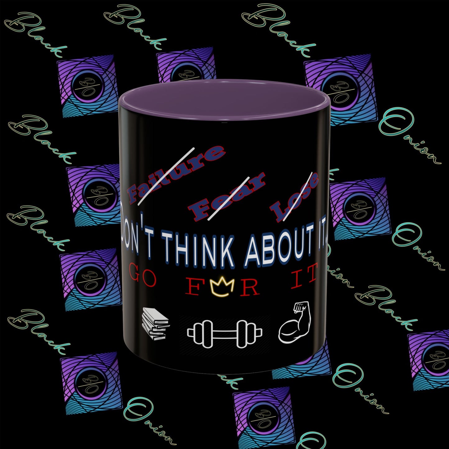 BlackOnion Coffee Mug - 11oz with ‘Don’t think about it’🔥💪🫵