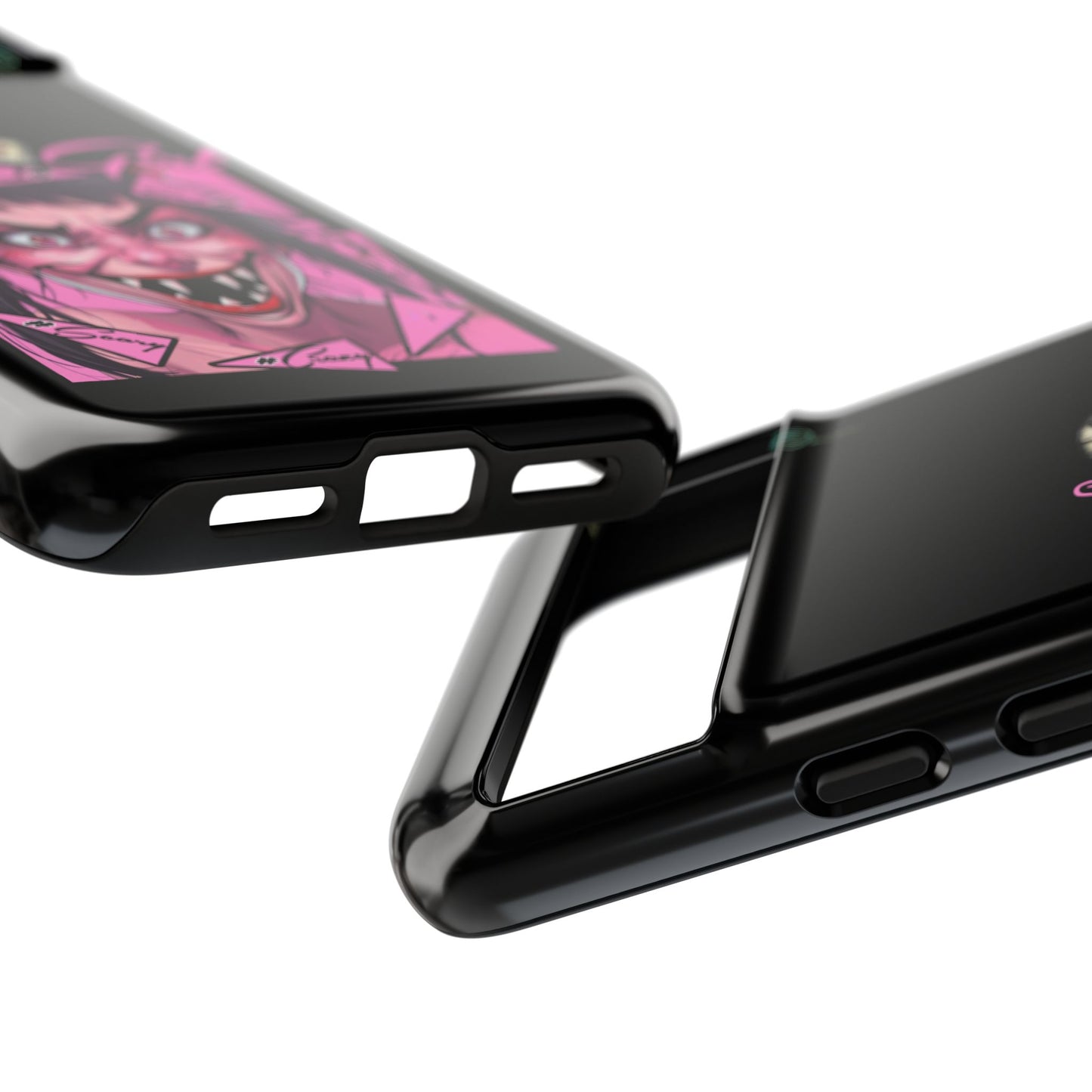 BlackOnion Brand New Phone Case - with Motivational Workout Motif’ Mad Girl💋🌸 ‘🔥🫵