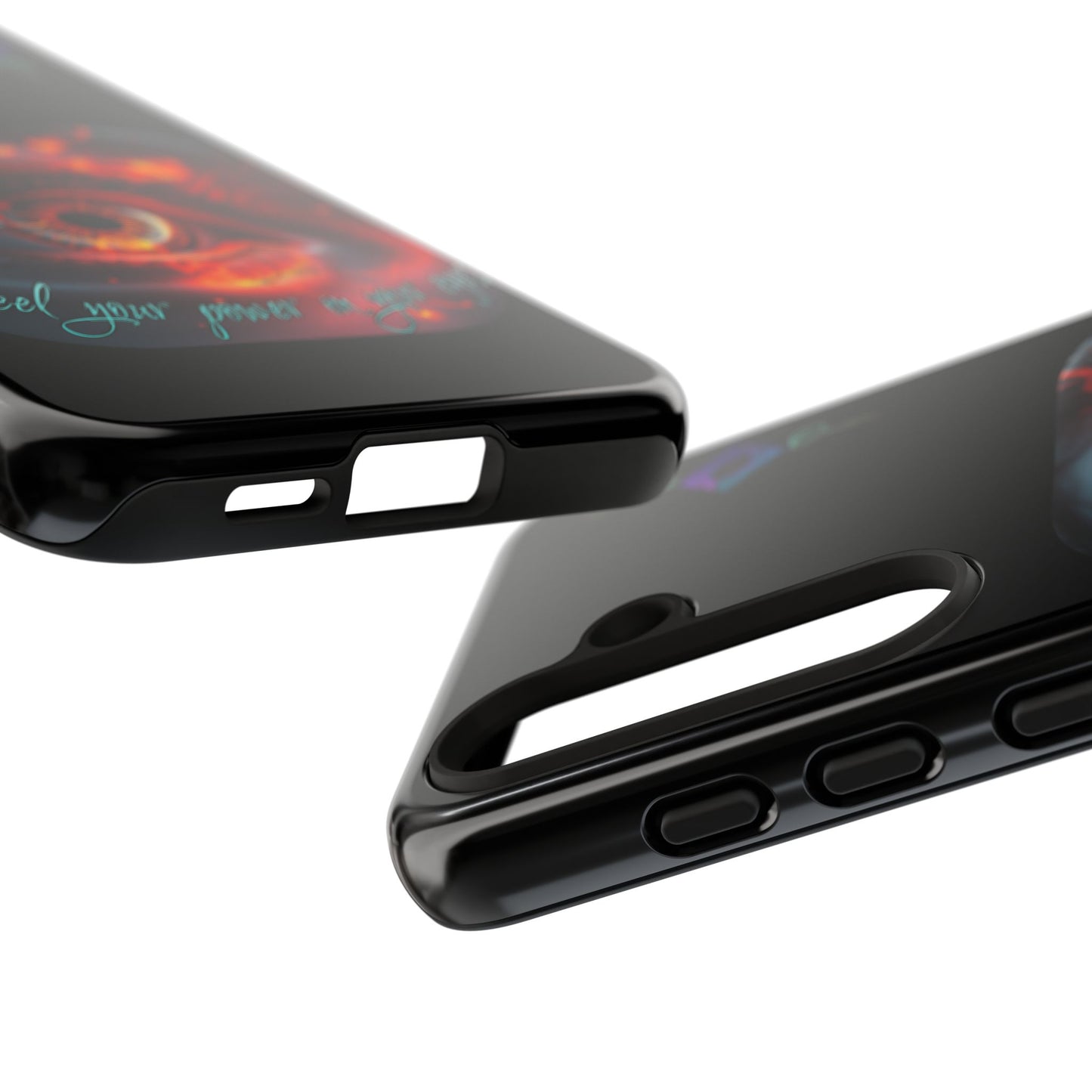 BlackOnion Brand New Phone Case - with Motivational Workout Motif ’Feel your power  ‘💪🔥🫵