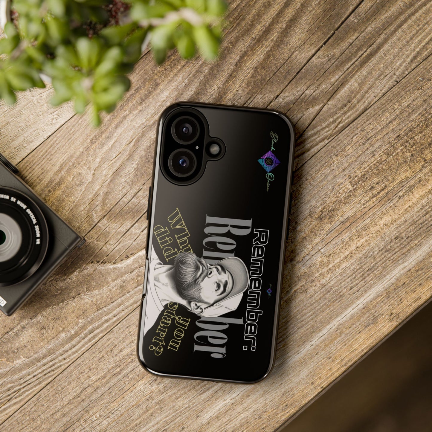 BlackOnion Brand New Phone Case - with Motivational Workout Motif’Remember ‘💪🔥🫵