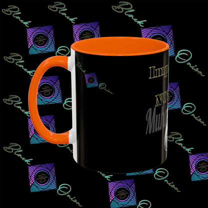 BlackOnion Coffee Mug - 11oz with Workout Motif ‘Impossible is nothing’🔥💪🫵