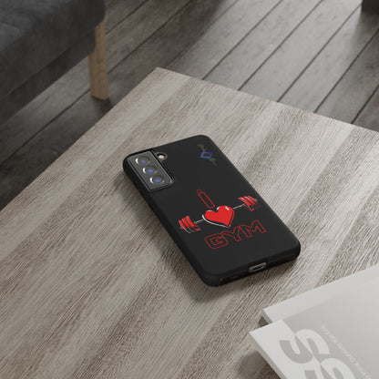 BlackOnion Brand New Phone Case - with Motivational Workout Motif’I Love Gym ‘💪🔥🫵
