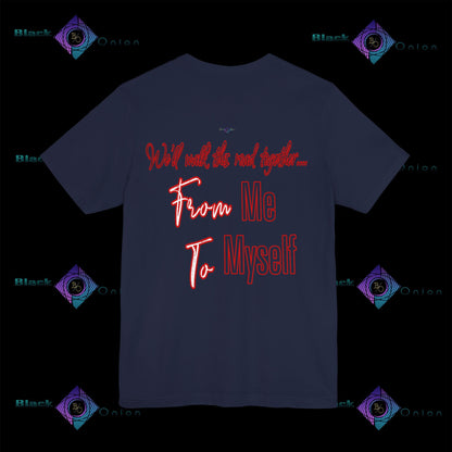 BlackOnion 'From Me ,To Myself' T-Shirt with Workout Motif 💪🔥