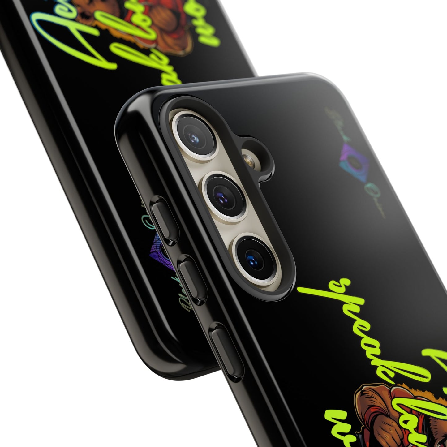 BlackOnion Brand New Phone Case - with Motivational Workout Motif ‘Actions speak lauder ‘💪🔥🫵