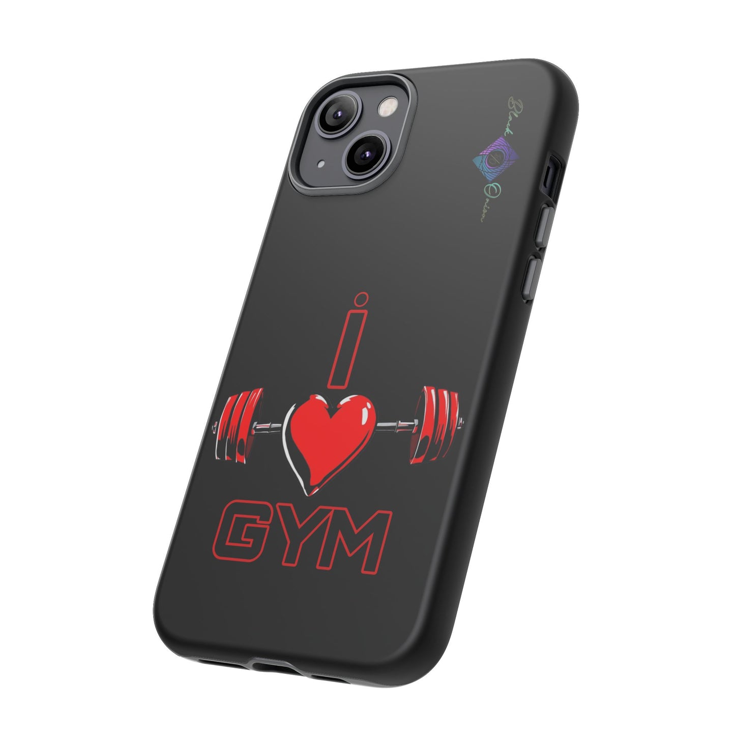 BlackOnion Brand New Phone Case - with Motivational Workout Motif’I Love Gym ‘💪🔥🫵