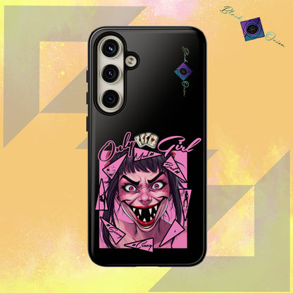BlackOnion Brand New Phone Case - with Motivational Workout Motif’ Mad Girl💋🌸 ‘🔥🫵