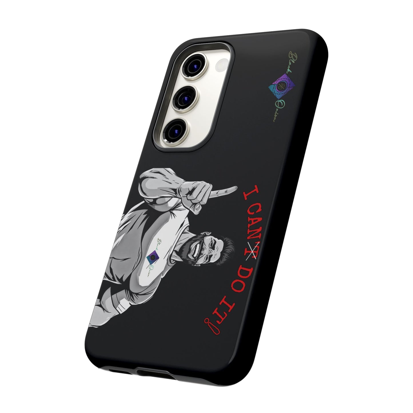 BlackOnion Brand New Phone Case - with Motivational Workout Motif’I Can Do It ‘💪🔥🫵