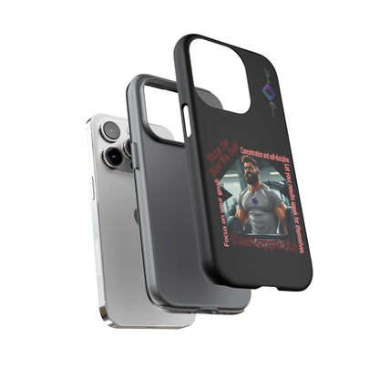 BlackOnion Brand New Phone Case - with Motivational Workout Motif’Unstoppable ‘💪🔥🫵