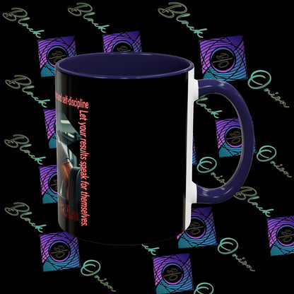 BlackOnion Coffee Mug - 11oz with Workout Motif ‘Unstoppable’🔥💪🫵
