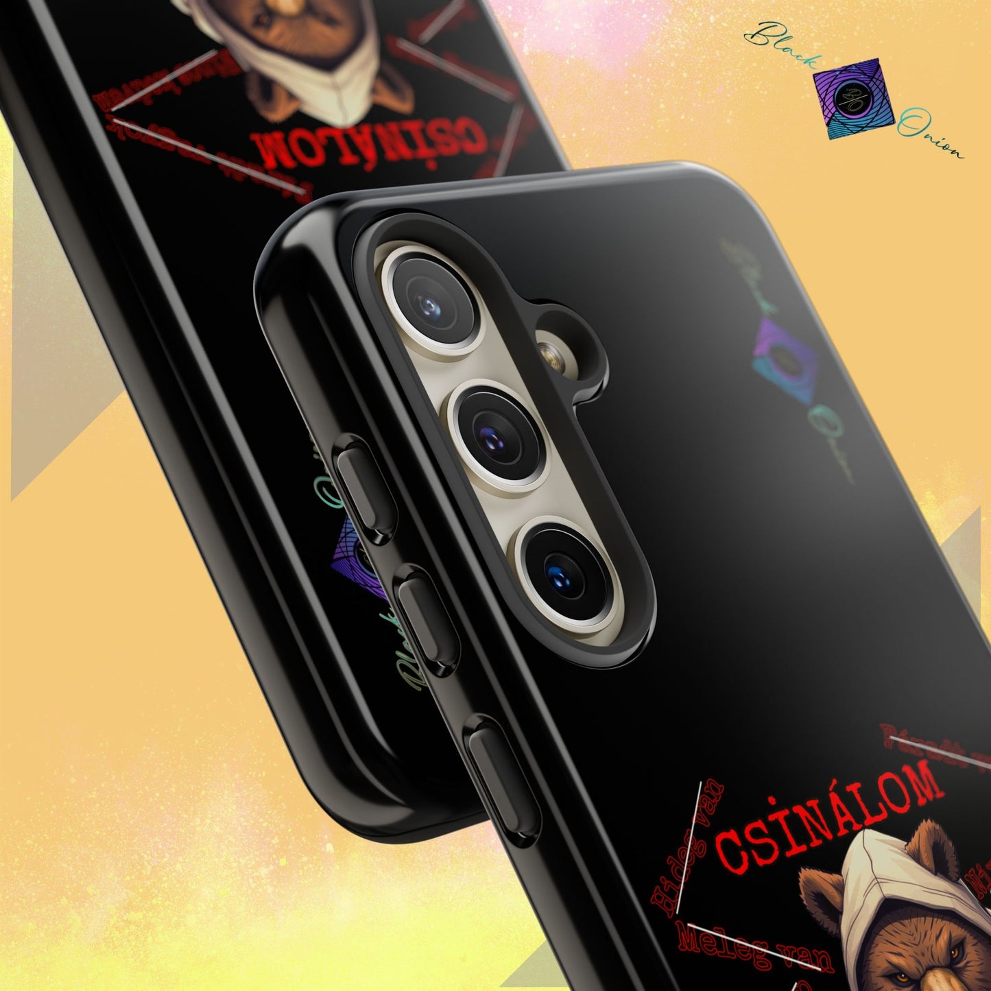 BlackOnion Brand New Phone Case - with Motivational Workout Motif ‘Csinálom ‘💪🔥🫵