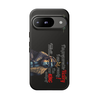 BlackOnion Brand New Phone Case - with Motivational Workout Motif’Victory 👑‘💪🔥🫵