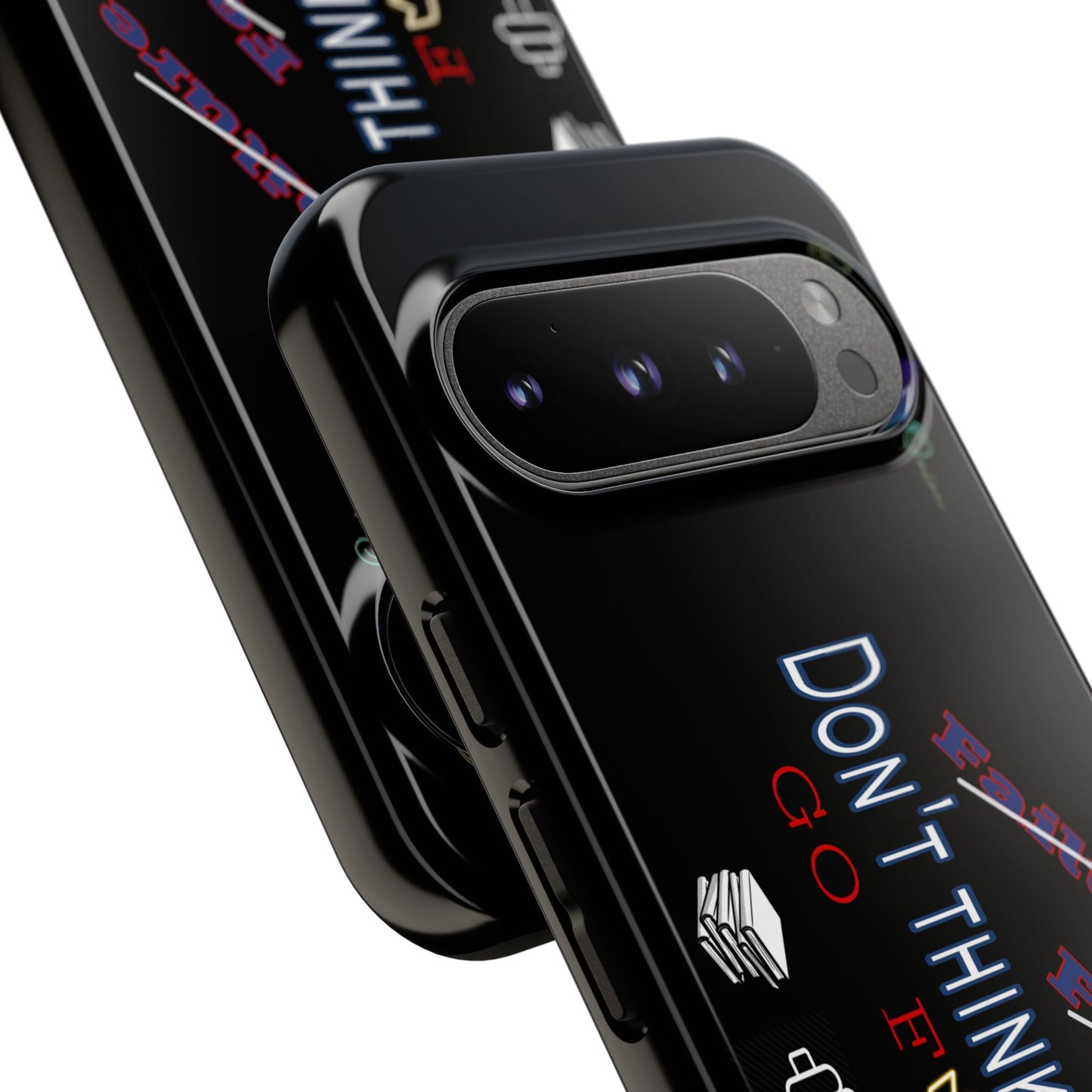BlackOnion Brand New Phone Case - with Motivational Workout Motif’Don’t think ‘💪🔥🫵