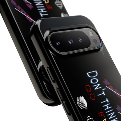 BlackOnion Brand New Phone Case - with Motivational Workout Motif’Don’t think ‘💪🔥🫵