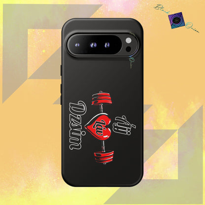 BlackOnion Brand New Phone Case - with Motivational Workout Motif’Ájj Láv Dzsim ‘💪🔥🫵