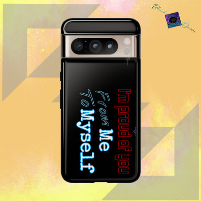 BlackOnion Brand New Phone Case - with Motivational Workout Motif’I’m proud of you ‘💪🔥🫵