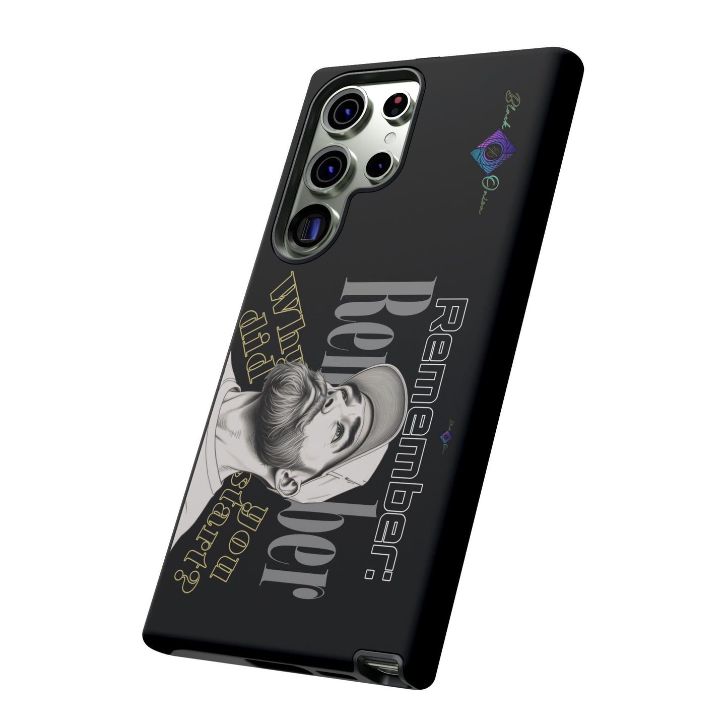 BlackOnion Brand New Phone Case - with Motivational Workout Motif’Remember ‘💪🔥🫵