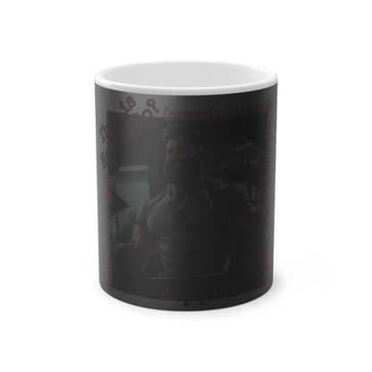 B/O Color Changing Mug with Motif ‘Unstoppable’ 💪🔥🫵