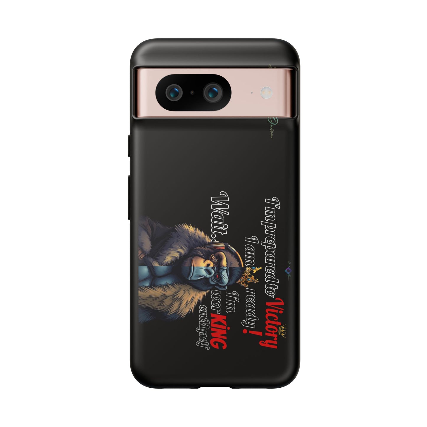 BlackOnion Brand New Phone Case - with Motivational Workout Motif’Victory 👑‘💪🔥🫵