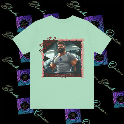 BlackOnion T-shirt with Workout Motif “Unstoppable “💪🔥🫵