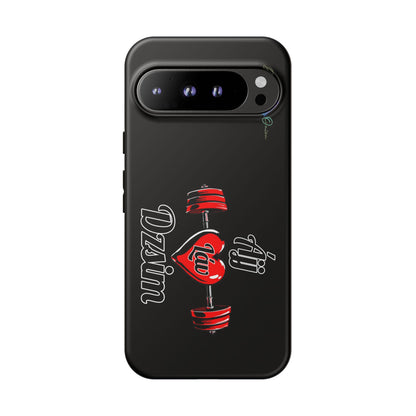 BlackOnion Brand New Phone Case - with Motivational Workout Motif’Ájj Láv Dzsim ‘💪🔥🫵