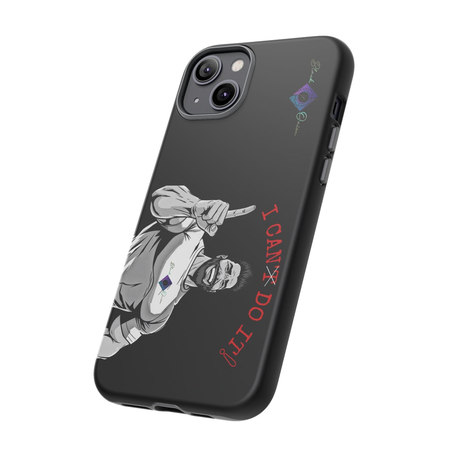 BlackOnion Brand New Phone Case - with Motivational Workout Motif’I Can Do It ‘💪🔥🫵