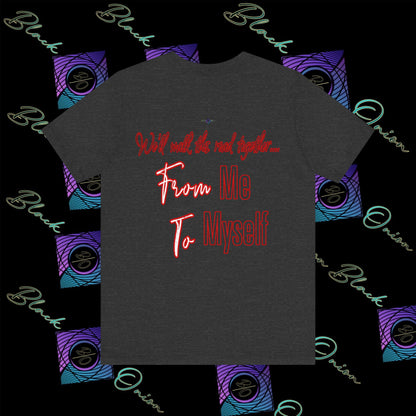 BlackOnion 'From Me ,To Myself' T-Shirt with Workout Motif 💪🔥