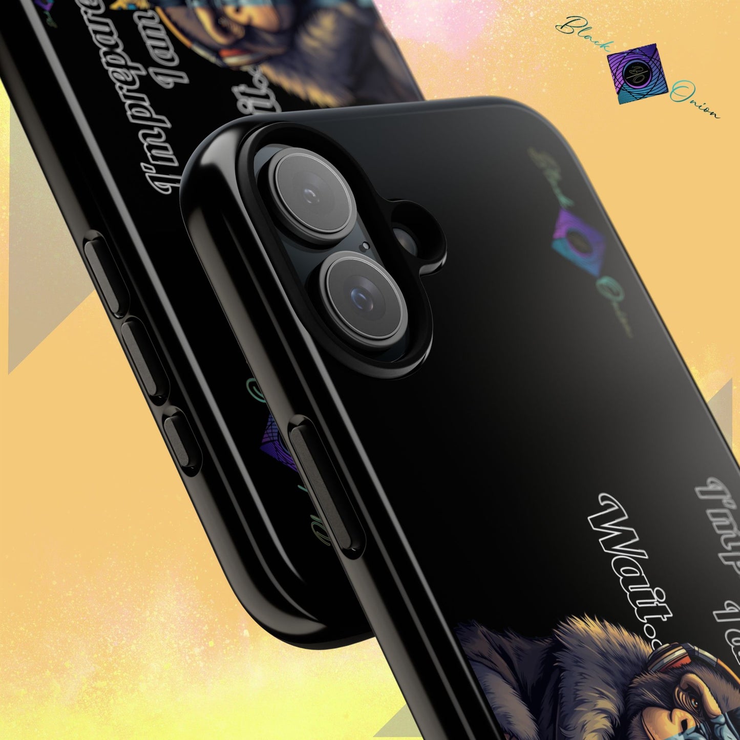 BlackOnion Brand New Phone Case - with Motivational Workout Motif’Victory 👑‘💪🔥🫵