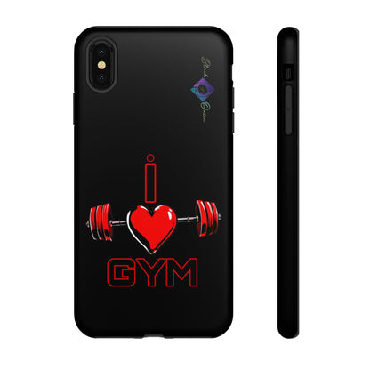 BlackOnion Brand New Phone Case - with Motivational Workout Motif’I Love Gym ‘💪🔥🫵