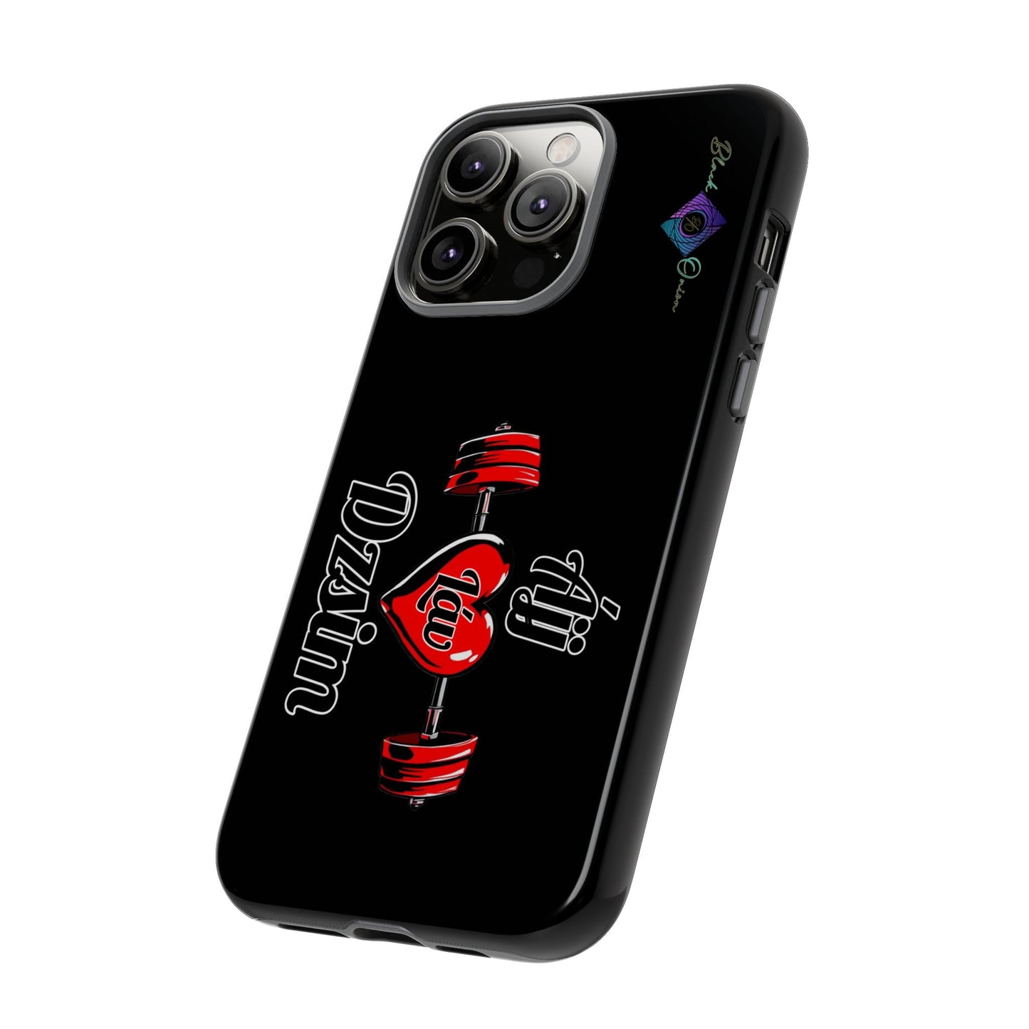 BlackOnion Brand New Phone Case - with Motivational Workout Motif’Ájj Láv Dzsim ‘💪🔥🫵