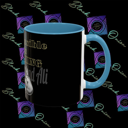 BlackOnion Coffee Mug 2 with Workout Motif ‘Impossible is NothingV2’🫵🔥💪