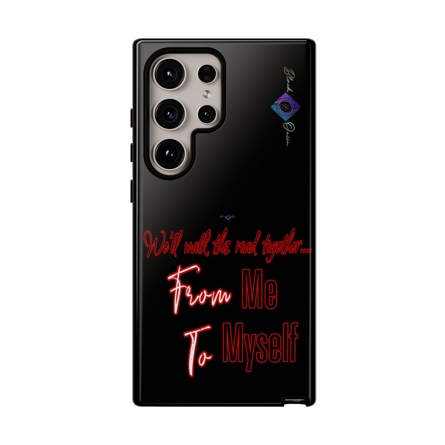 BlackOnion Brand New Phone Case - with Motivational Workout Motif’We’ll walk ‘💪🔥🫵