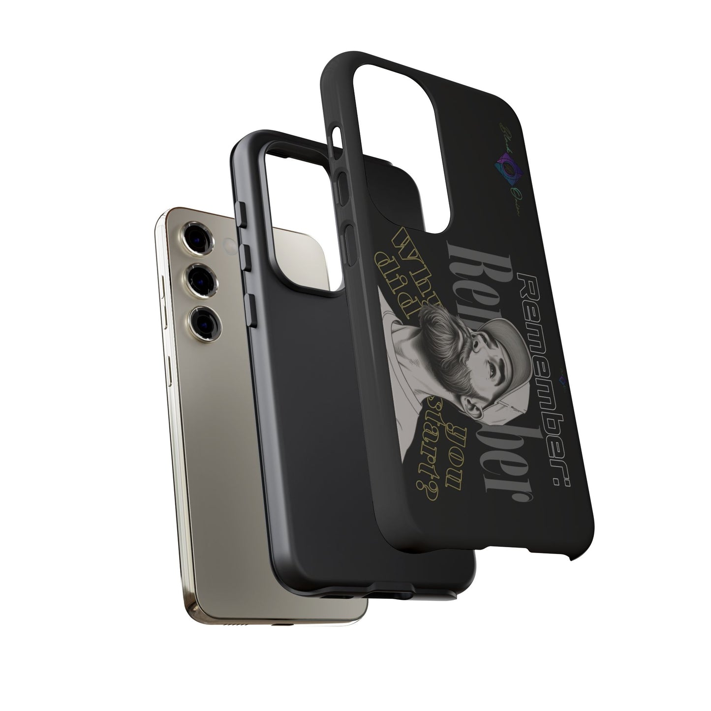 BlackOnion Brand New Phone Case - with Motivational Workout Motif’Remember ‘💪🔥🫵