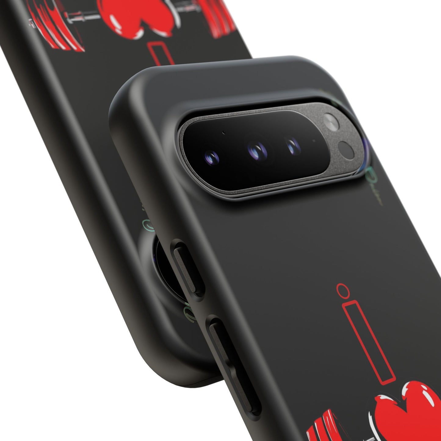 BlackOnion Brand New Phone Case - with Motivational Workout Motif’I Love Gym ‘💪🔥🫵