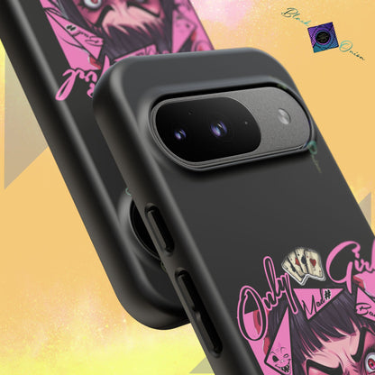 BlackOnion Brand New Phone Case - with Motivational Workout Motif’ Mad Girl💋🌸 ‘🔥🫵