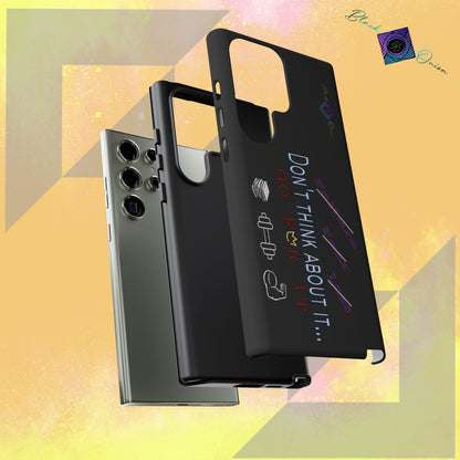 BlackOnion Brand New Phone Case - with Motivational Workout Motif’Don’t think ‘💪🔥🫵