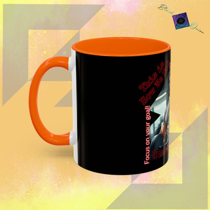 BlackOnion Coffee Mug Serial 2 with Workout Motif ‘Unstoppable’🫵🔥💪