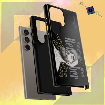 BlackOnion Brand New Phone Case - with Motivational Workout Motif’Remember ‘💪🔥🫵