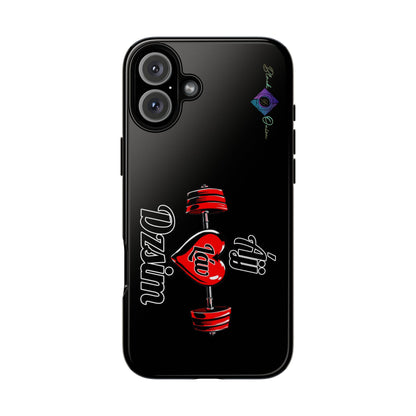 BlackOnion Brand New Phone Case - with Motivational Workout Motif’Ájj Láv Dzsim ‘💪🔥🫵