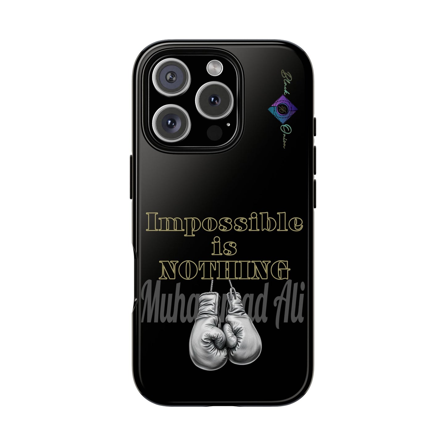 BlackOnion Brand New Phone Case - with Motivational Workout Motif ’Impossible ‘💪🔥🫵