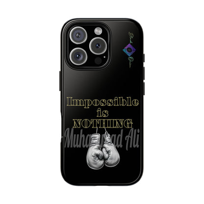 BlackOnion Brand New Phone Case - with Motivational Workout Motif ’Impossible ‘💪🔥🫵