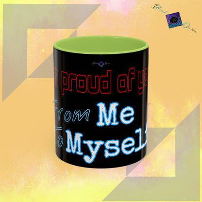 BlackOnion Coffee Mug 2 with Workout Motif ‘ I’m proud of you’🫵🔥💪