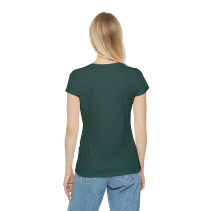 BlackOnion Women's Iconic T-Shirt - with Workout Motif 💯🌸💋