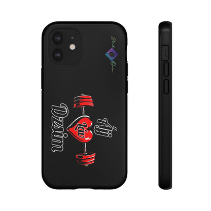 BlackOnion Brand New Phone Case - with Motivational Workout Motif’Ájj Láv Dzsim ‘💪🔥🫵