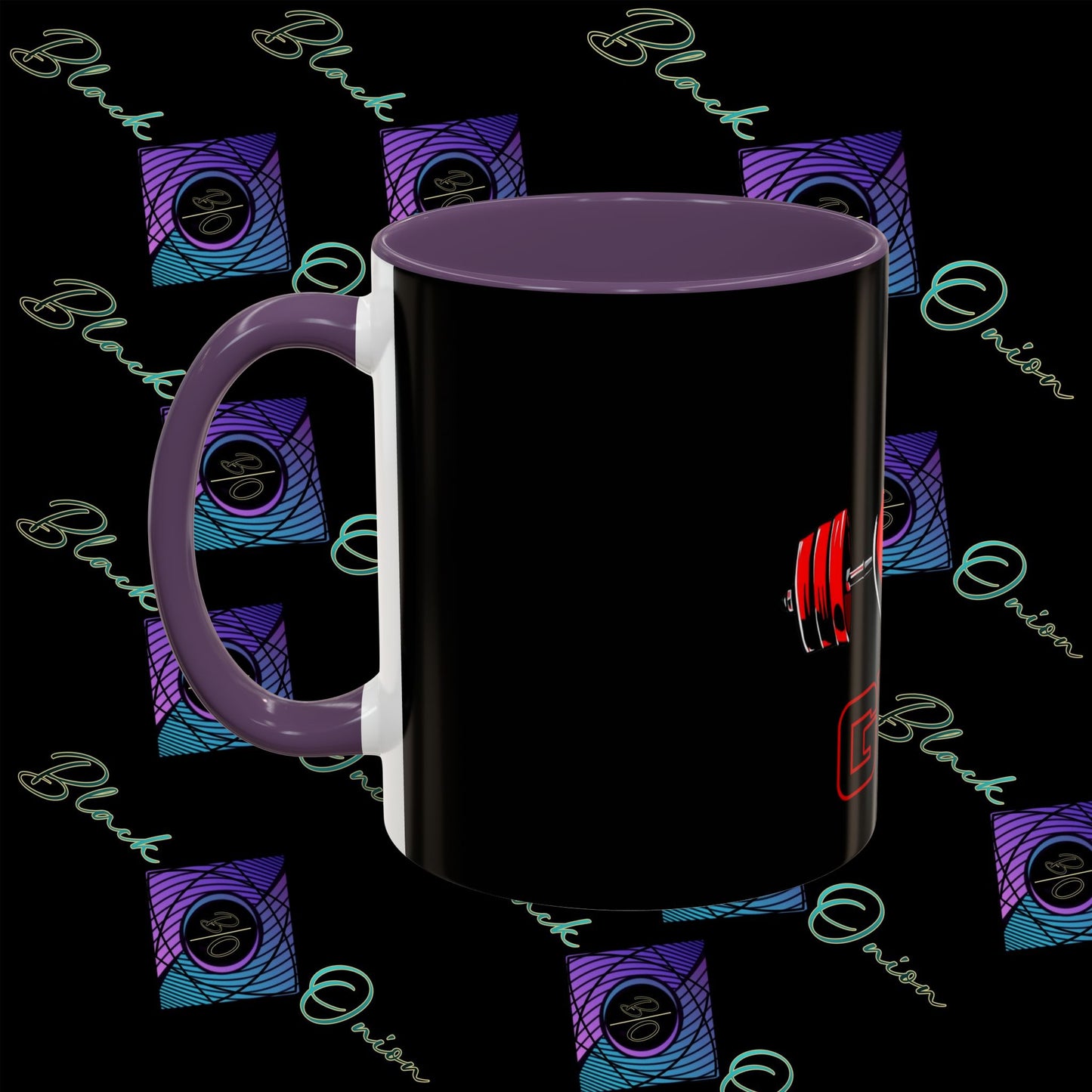 BlackOnion Coffee Mug Serial 2 with Workout Motif ‘I Love Gym ’🫵🔥💪