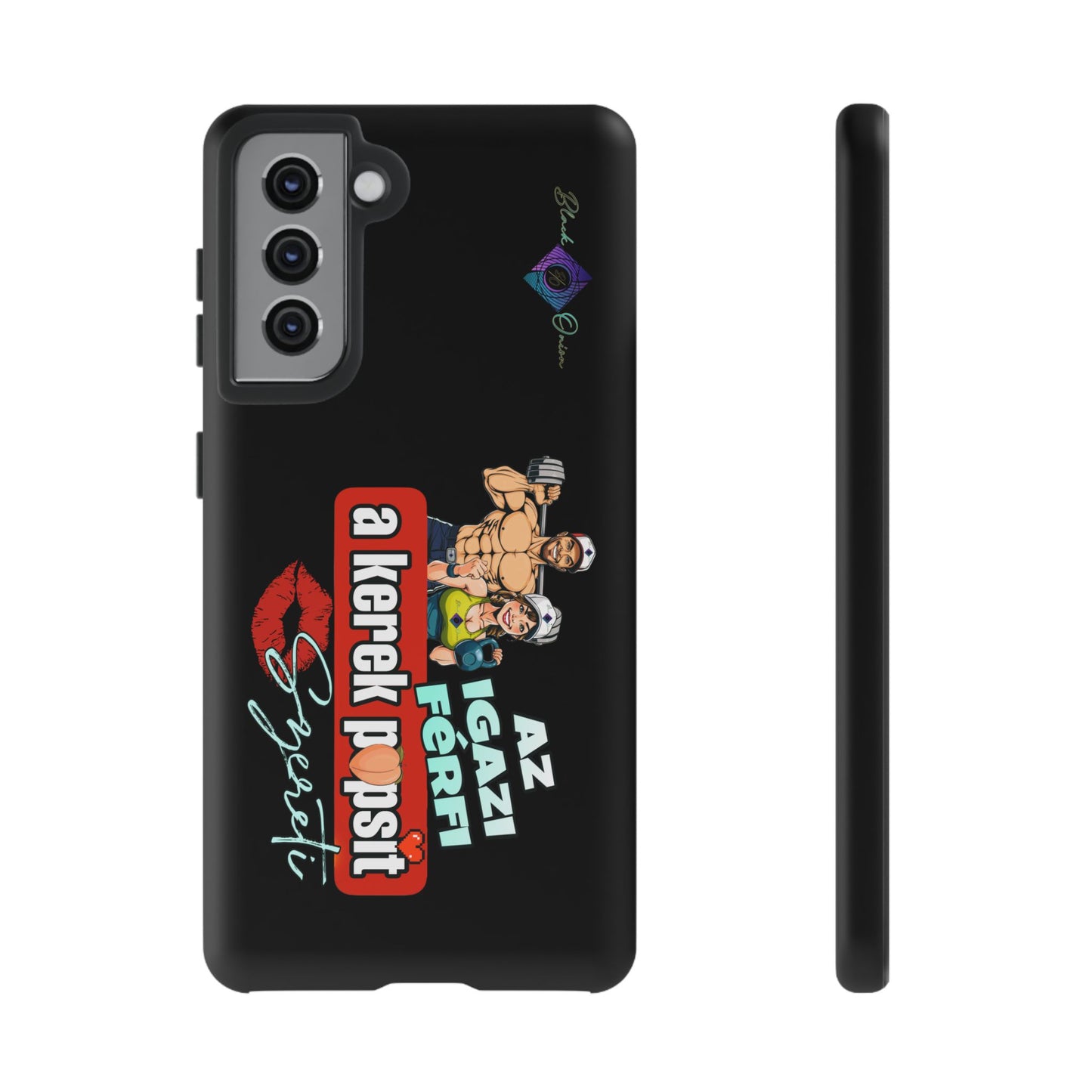 BlackOnion Brand New Phone Case - with Motivational Workout Motif ‘Az igazi férfi ‘💪🔥🫵