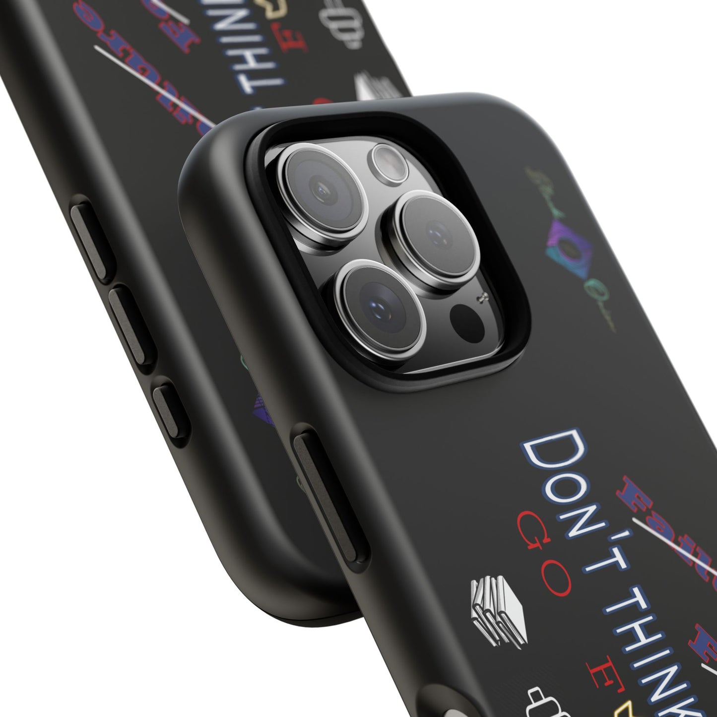 BlackOnion Brand New Phone Case - with Motivational Workout Motif’Don’t think ‘💪🔥🫵