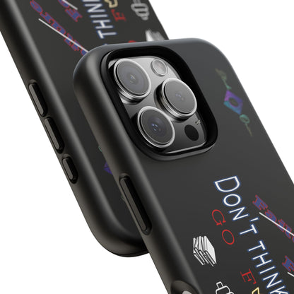 BlackOnion Brand New Phone Case - with Motivational Workout Motif’Don’t think ‘💪🔥🫵