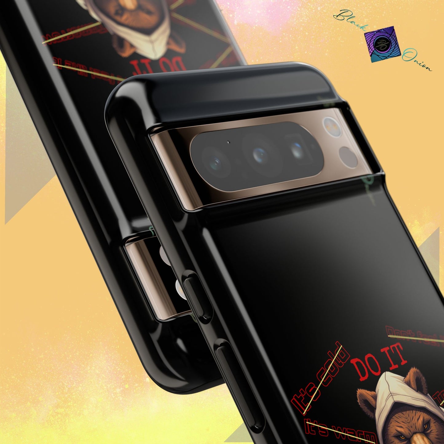 BlackOnion Brand New Phone Case - with Motivational Workout Motif’Do it ‘💪🔥🫵