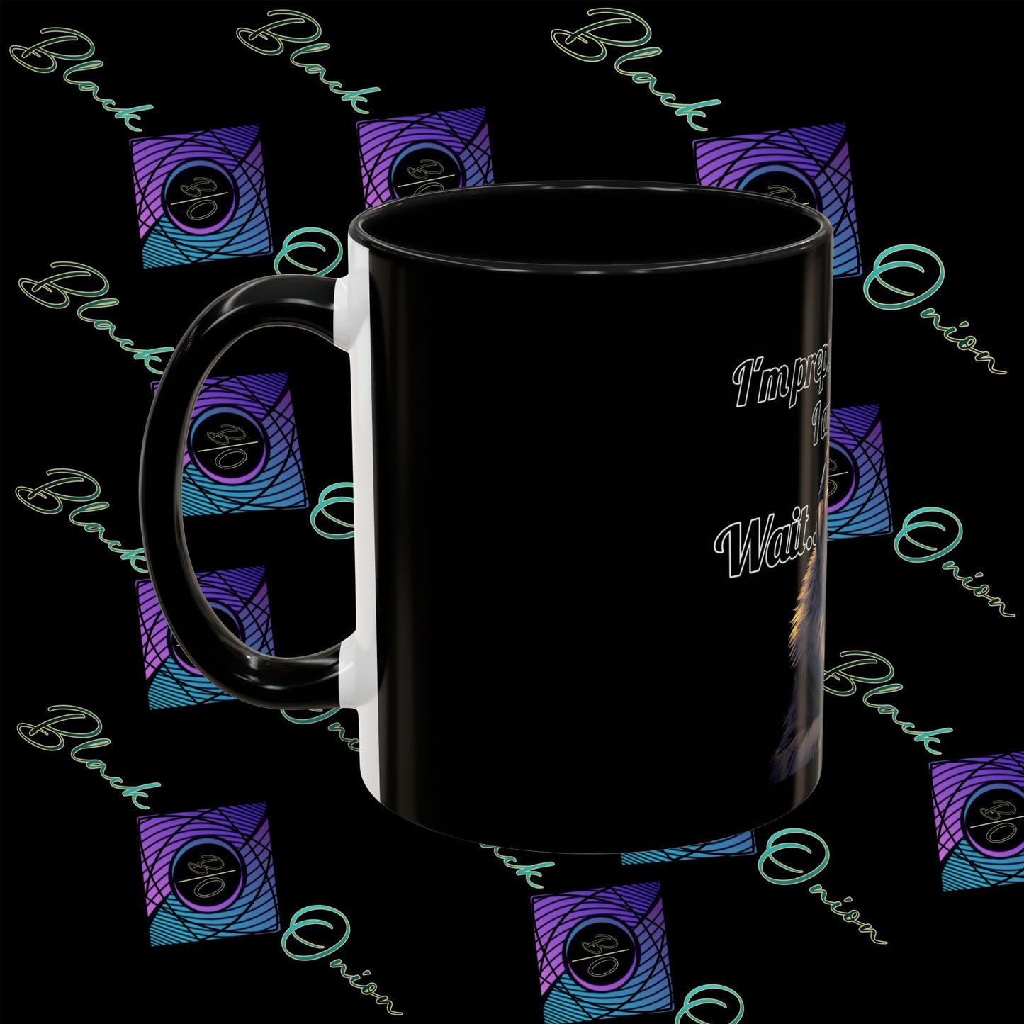 BlackOnion Coffee Mug 2 with Workout Motif ‘Victory V2’🫵🔥💪